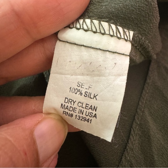 AMANDA UPRICHARD Gibson Long Braided Cut Out Sleeve Blouse Top Size S - Picture 5 of 5